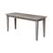 International Concepts Shaker Styled Bench, Washed Gray Taupe BE09-39 - alternate 1